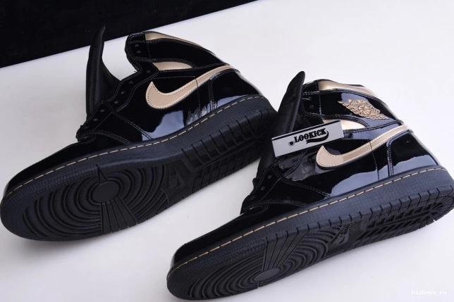 Cheap HIGH (2020) RETRO METALLIC 1 JORDAN GOLD AIR BLACK 555088-032 0813